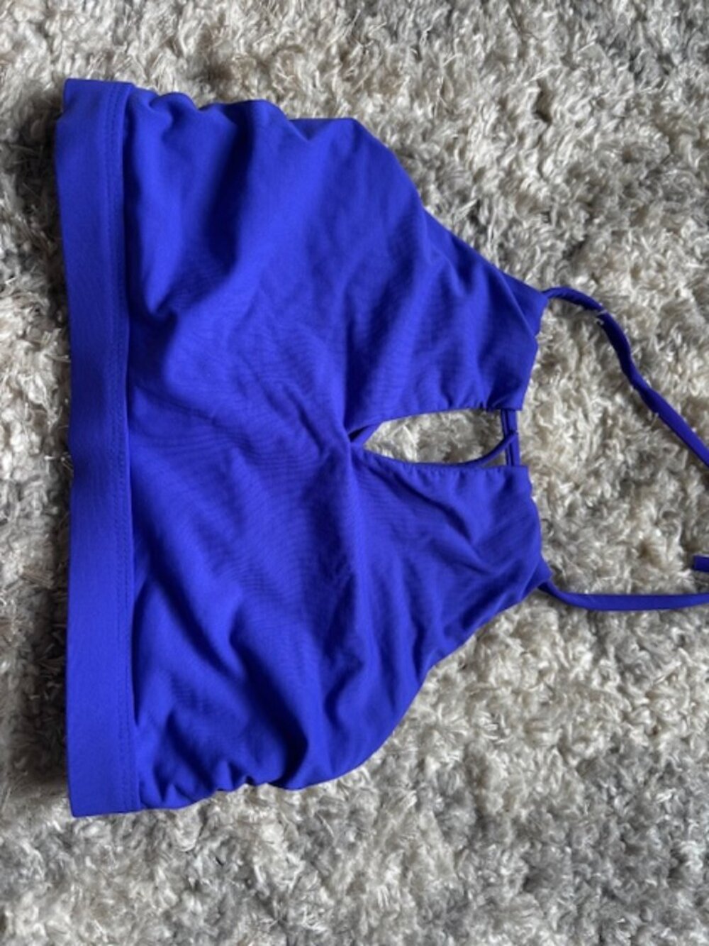 Athleta Swimsuit top, size XS, purple/blue